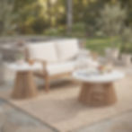 teak outdoor coffee table