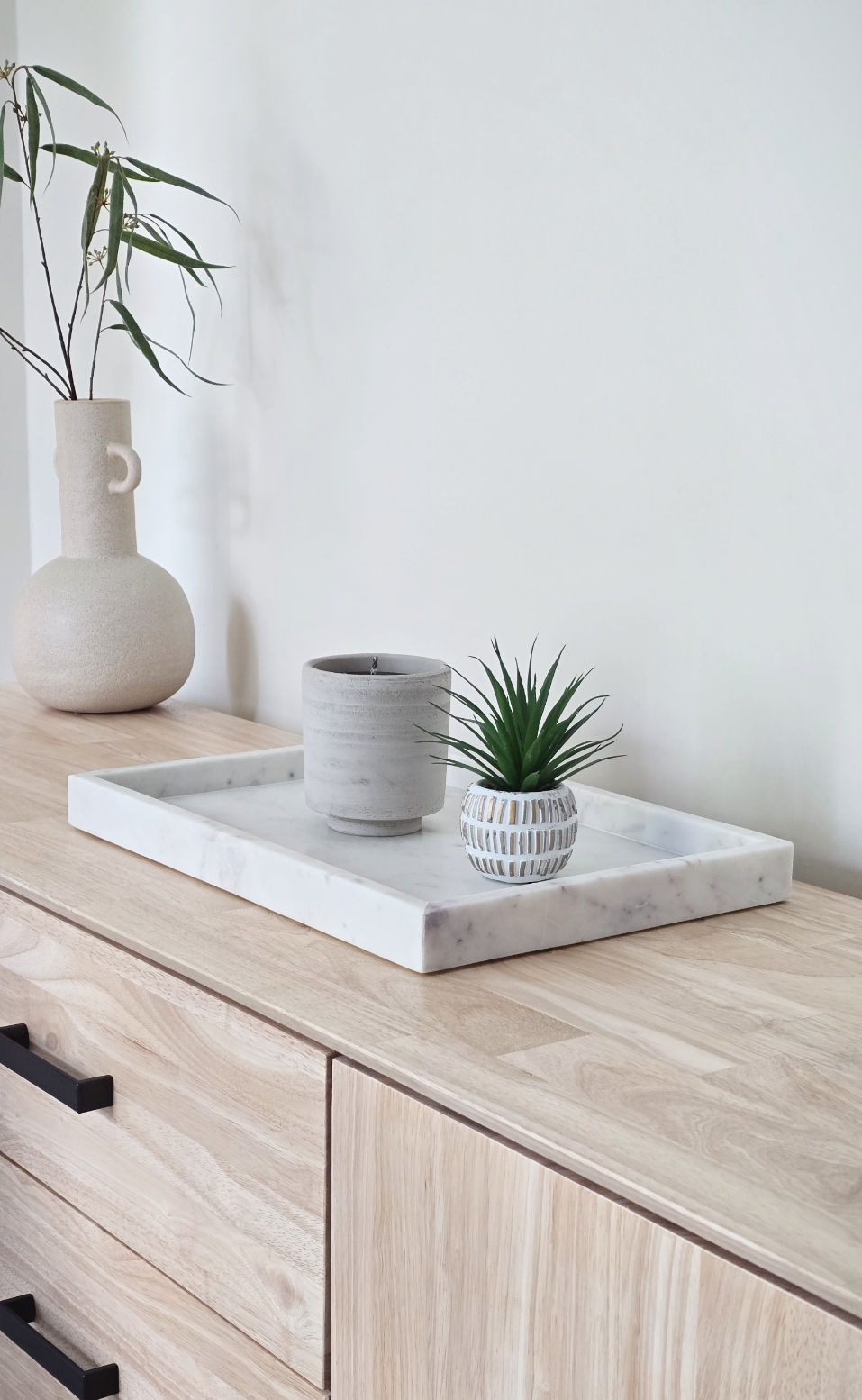 modern marble tray