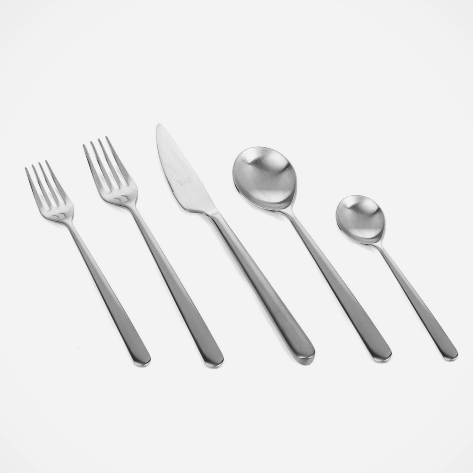 20 piece slim stainless steel flatware