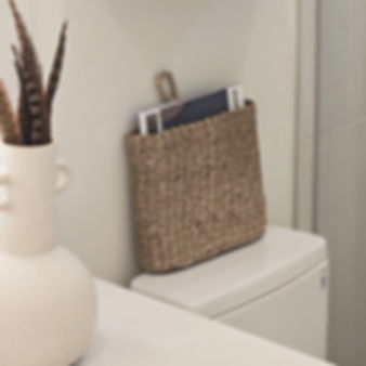 handmade hanging wall basket
