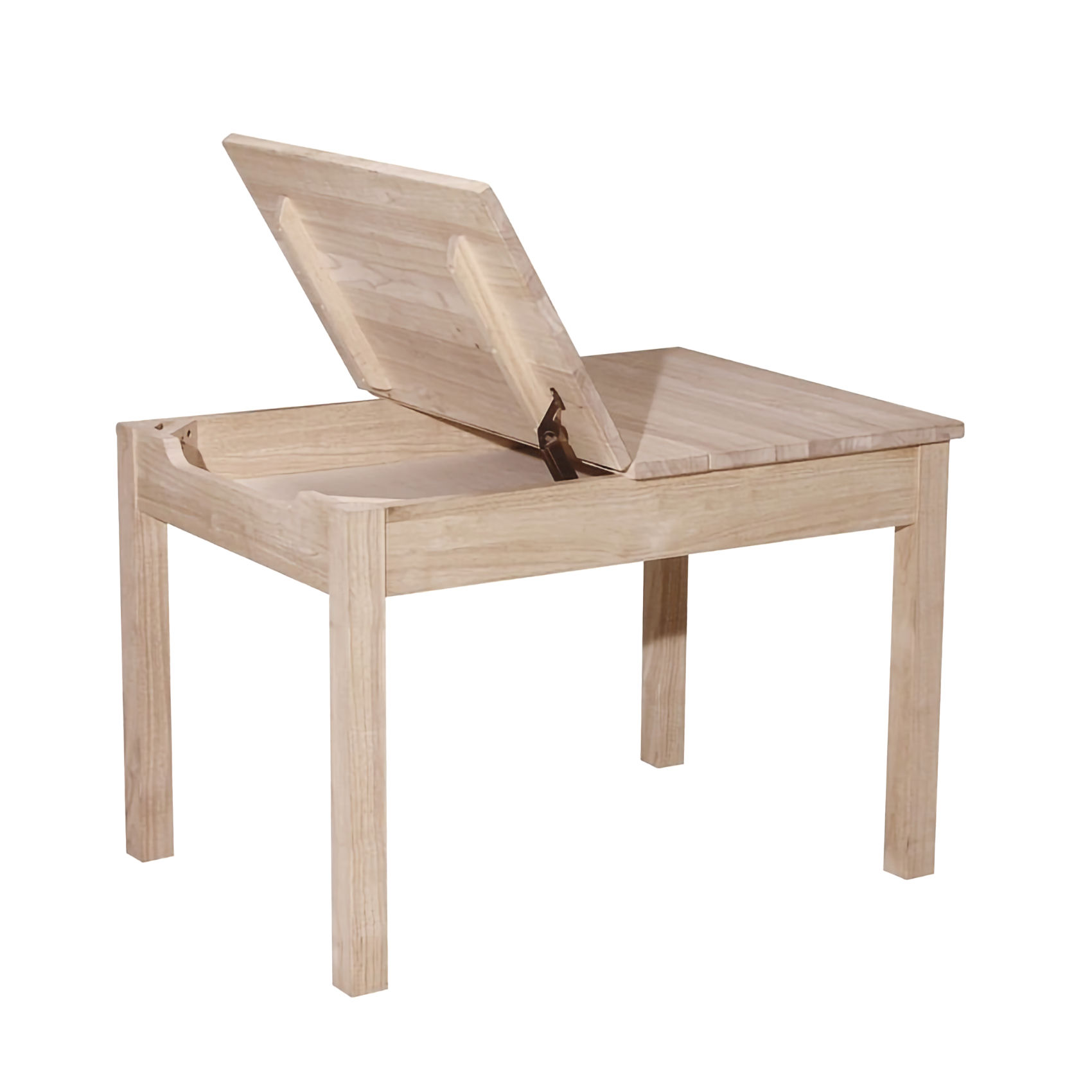 natural wood kids table and chairs set