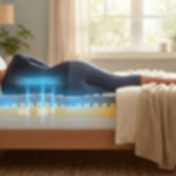 medium-firm mattress for back pain VOC free