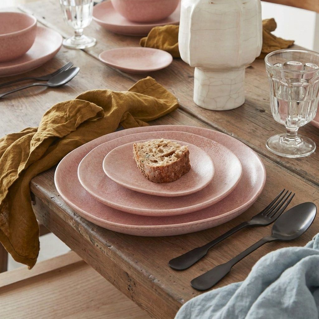Livia Vintage Pink Dinnerware Collection