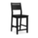 modern stool with backrest