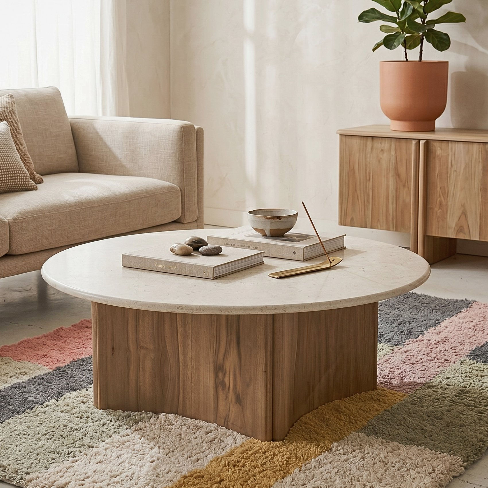 midcentury modern area rug