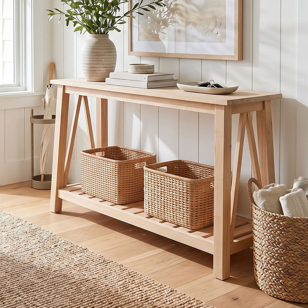 Entry Table Organic Parawood