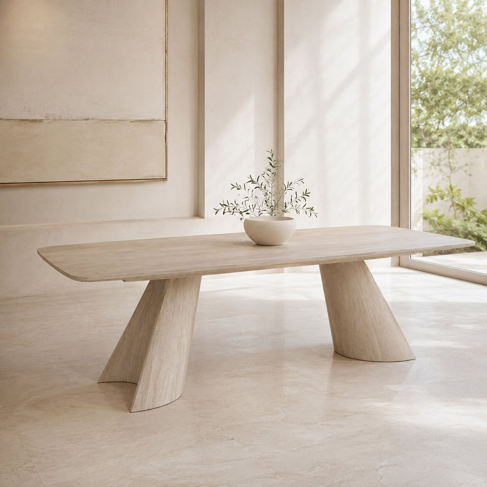 modern Scandinavian dining table
