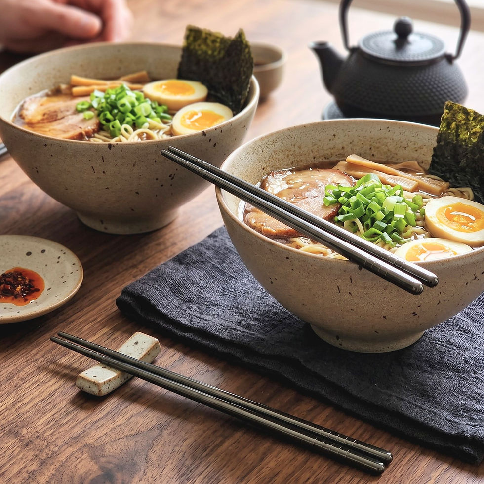 black stainless steel chopsticks