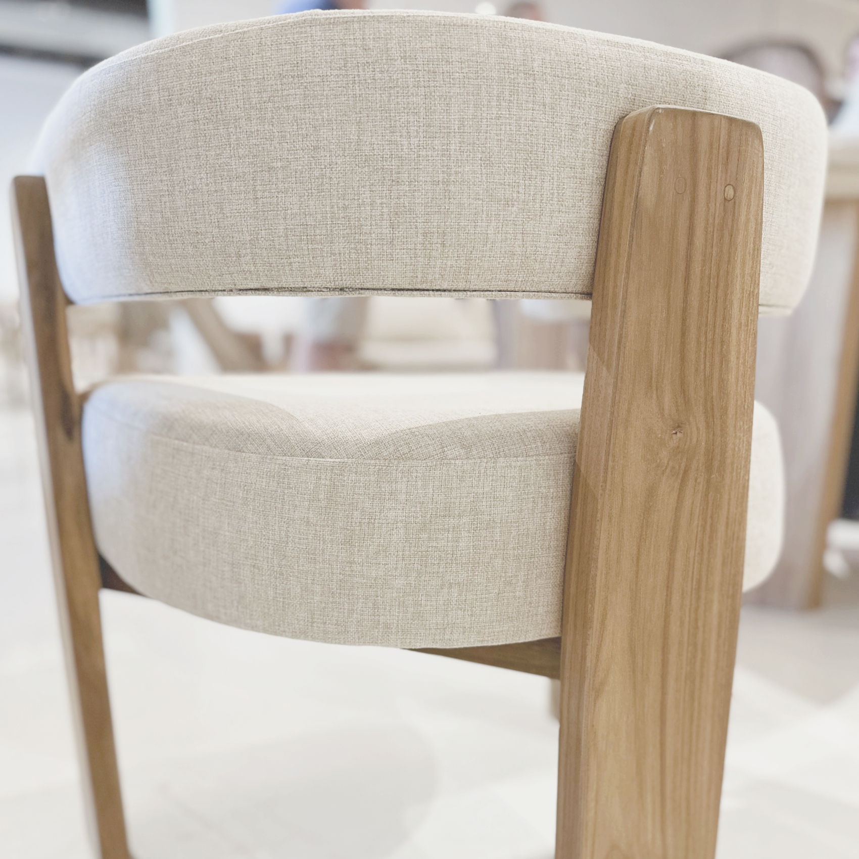 upholstered MCM chair nontoxic