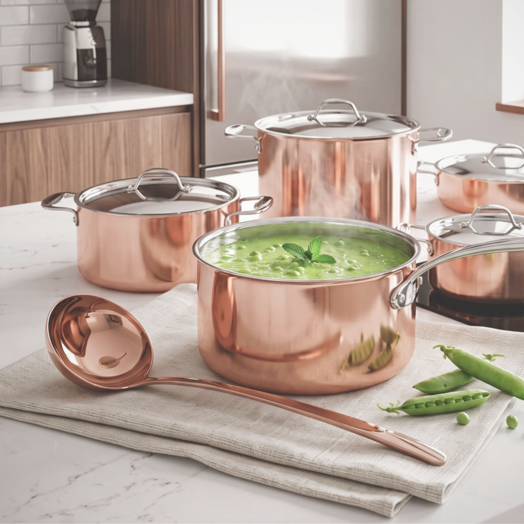 premium kitchen utensils bronze