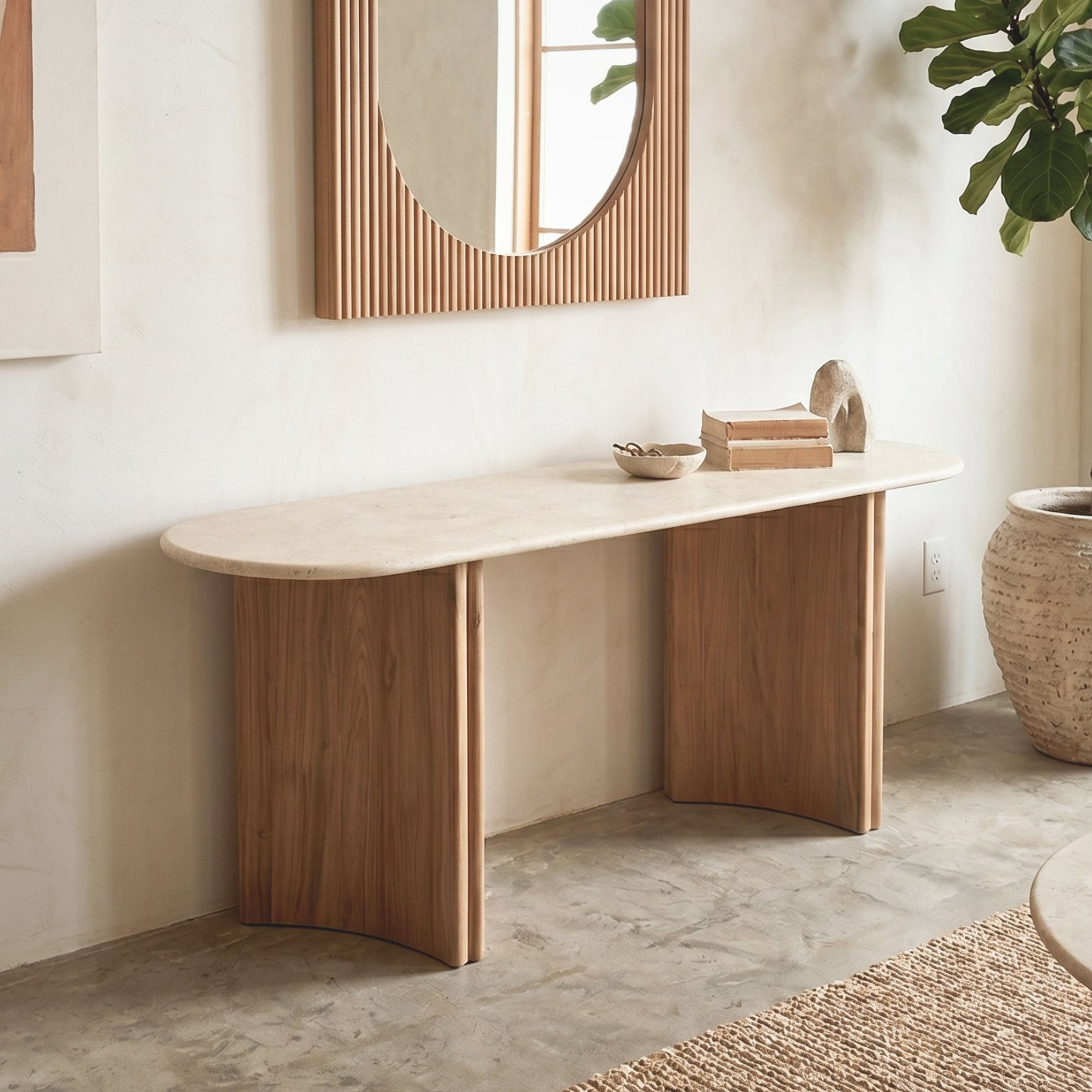 nontoxic and natural console table