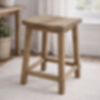 indoor/outdoor teak stool
