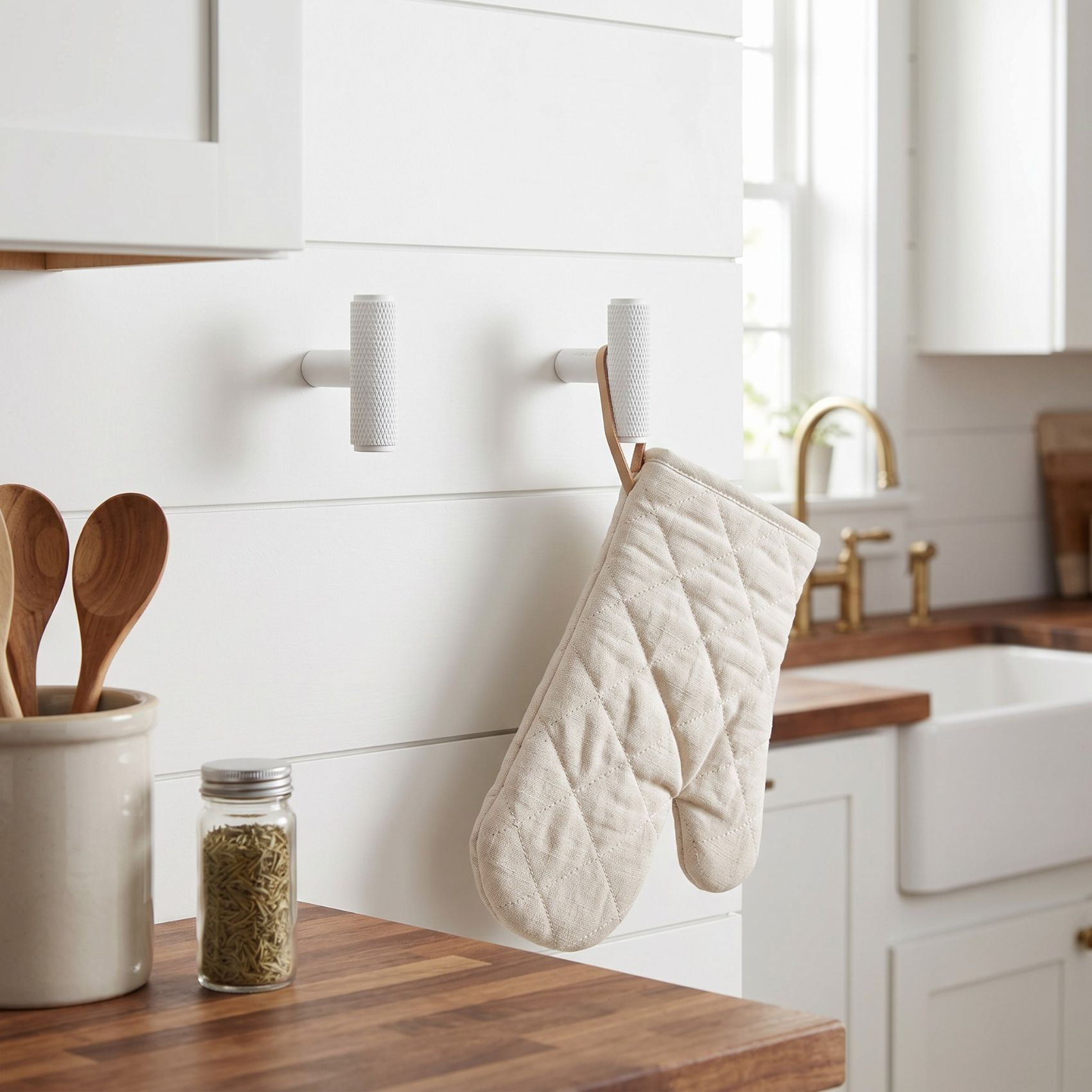 knurled wall hooks