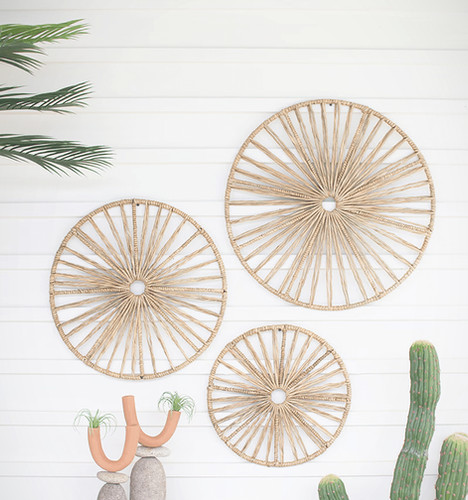 Wheels Up Woven Wall Art Set