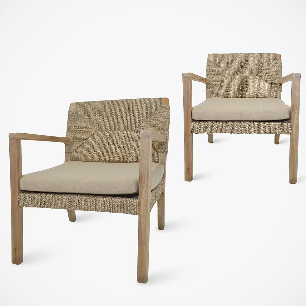 sea grass living room chair