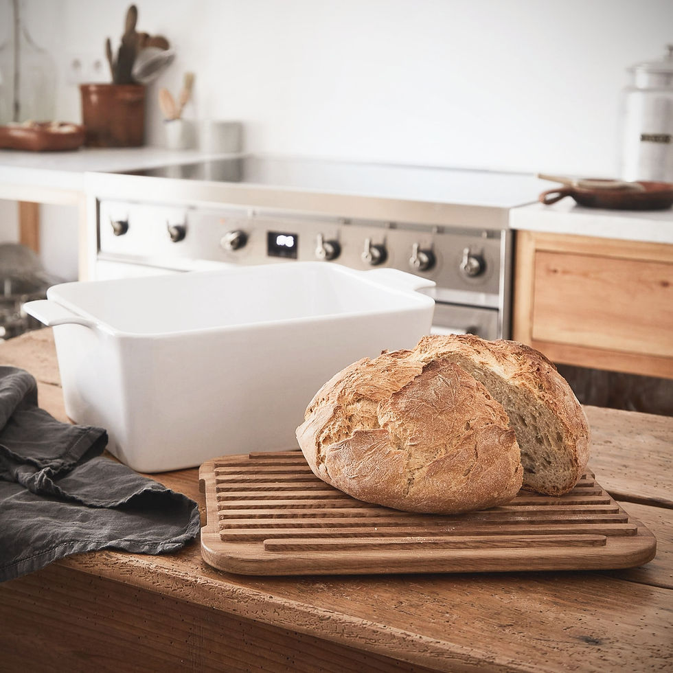 ceramic bread box with lid