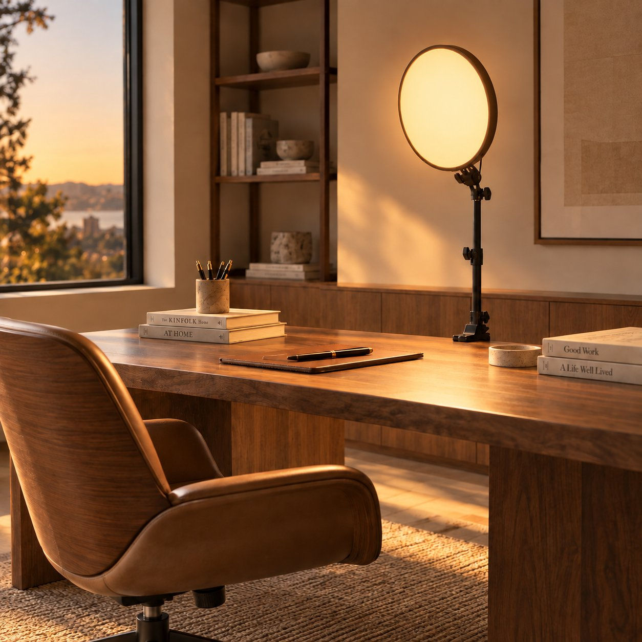 natural sunlight lamp indoors