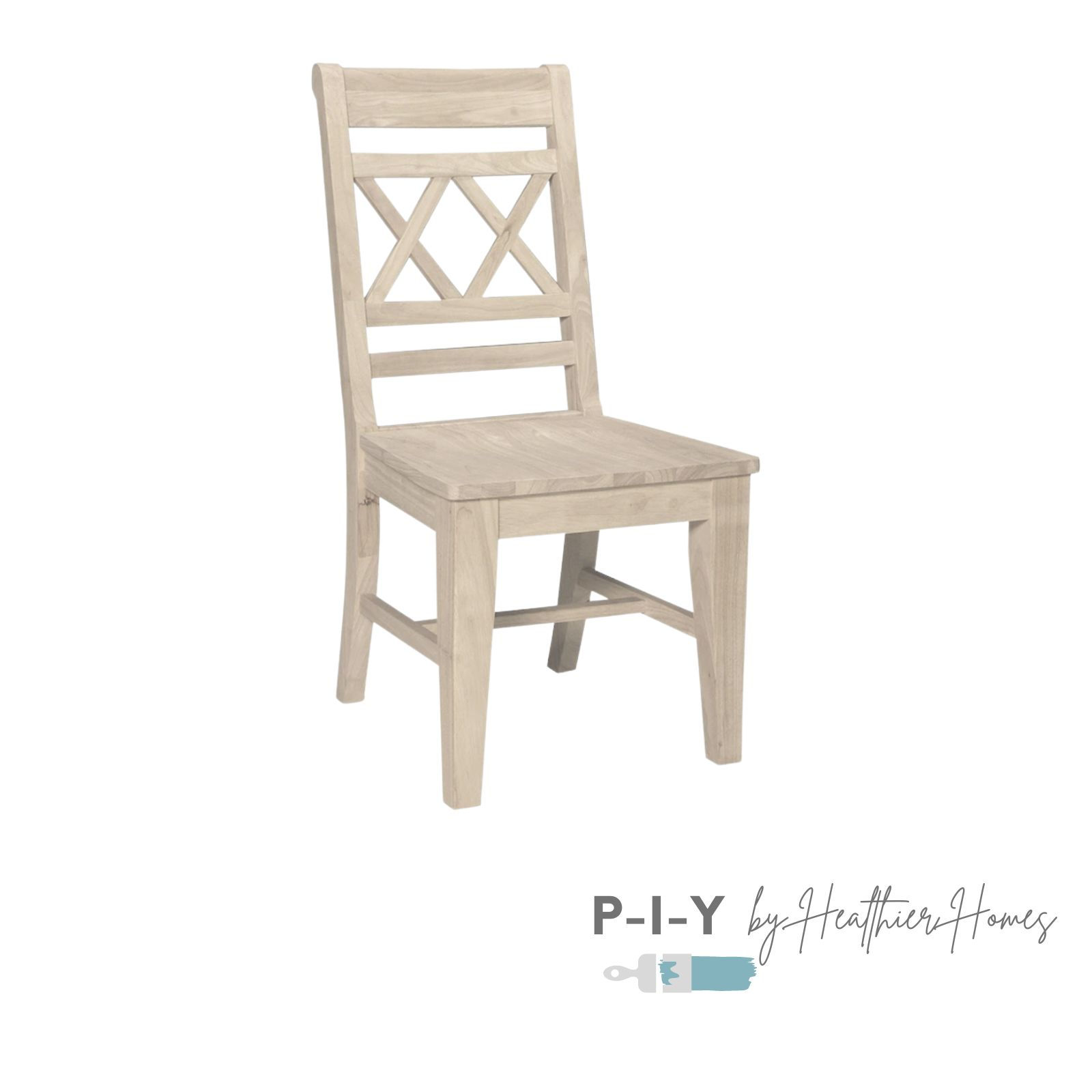 Asher Chair, Solid Wood Unfinished Wood