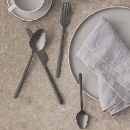 Matte Black Stainless Steel Cutlery | Non Toxic Flatware