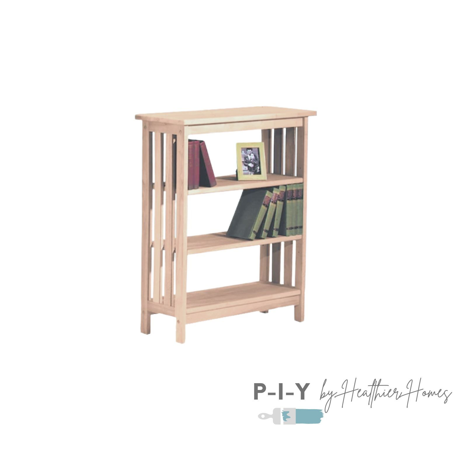 36" solid wood bookcase modern transitional