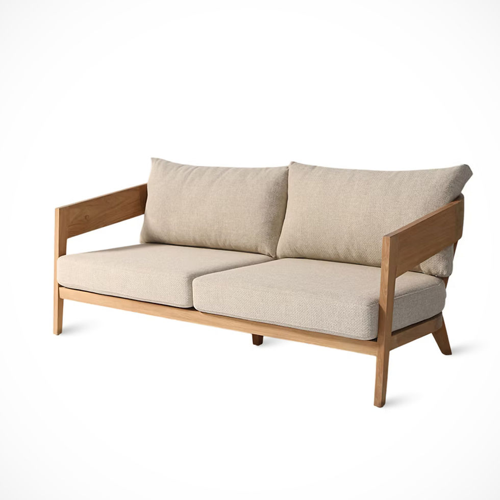 nontoxic outdoor teak sofa