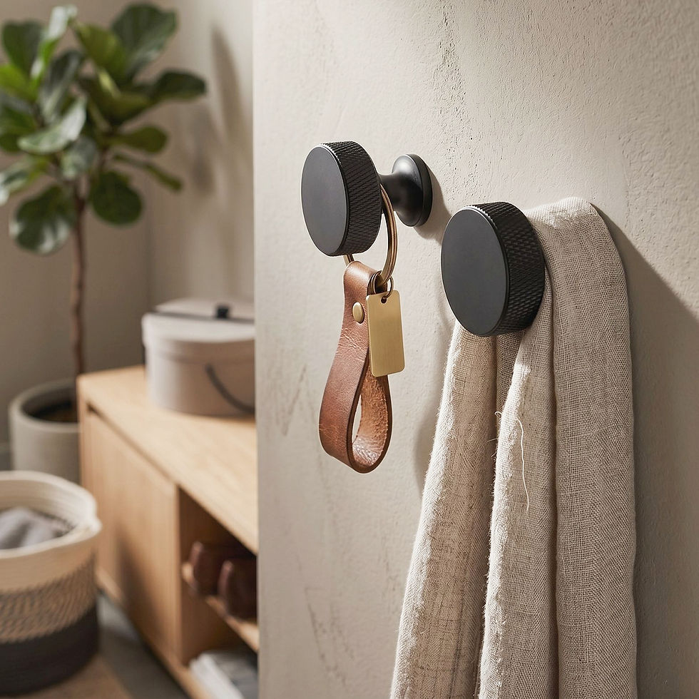 knurled knob hooks