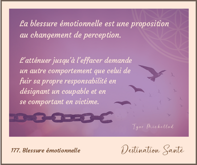 177. Blessure émotionnelle