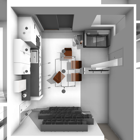 Vista prospettica aerea