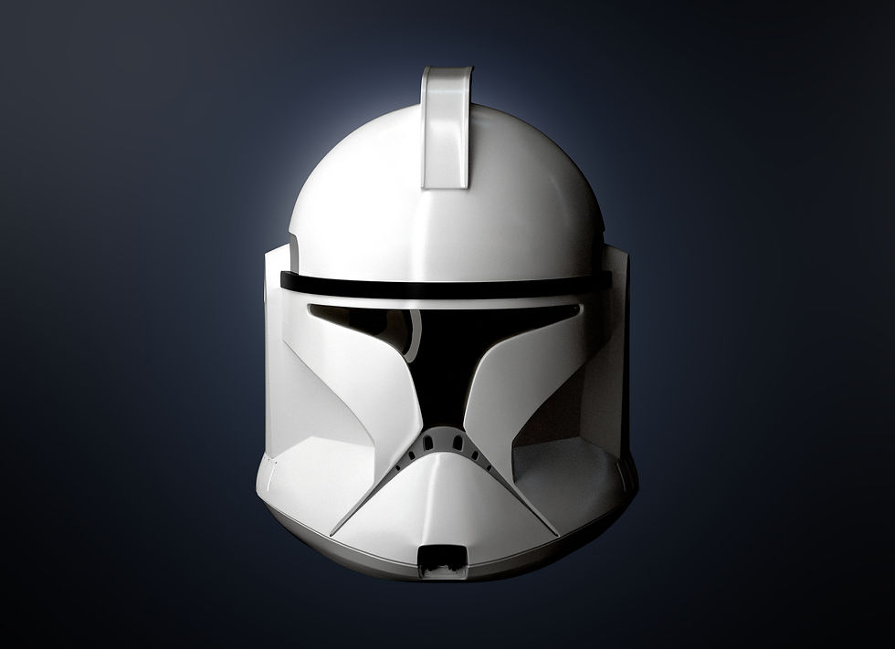 CLONE PHASE 1 HELMET | 3D model | 3D print | Star Wars | Attack Of the Clones |