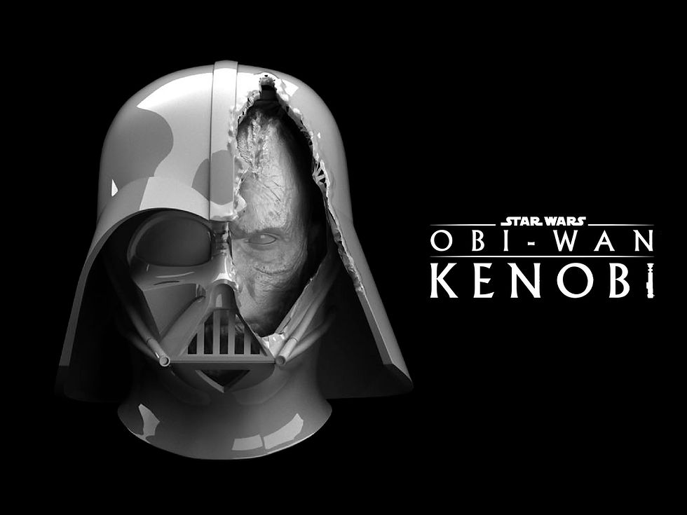 Broken DARTH VADER HELMET | 3D model | 3D print | Star Wars | Kenobi