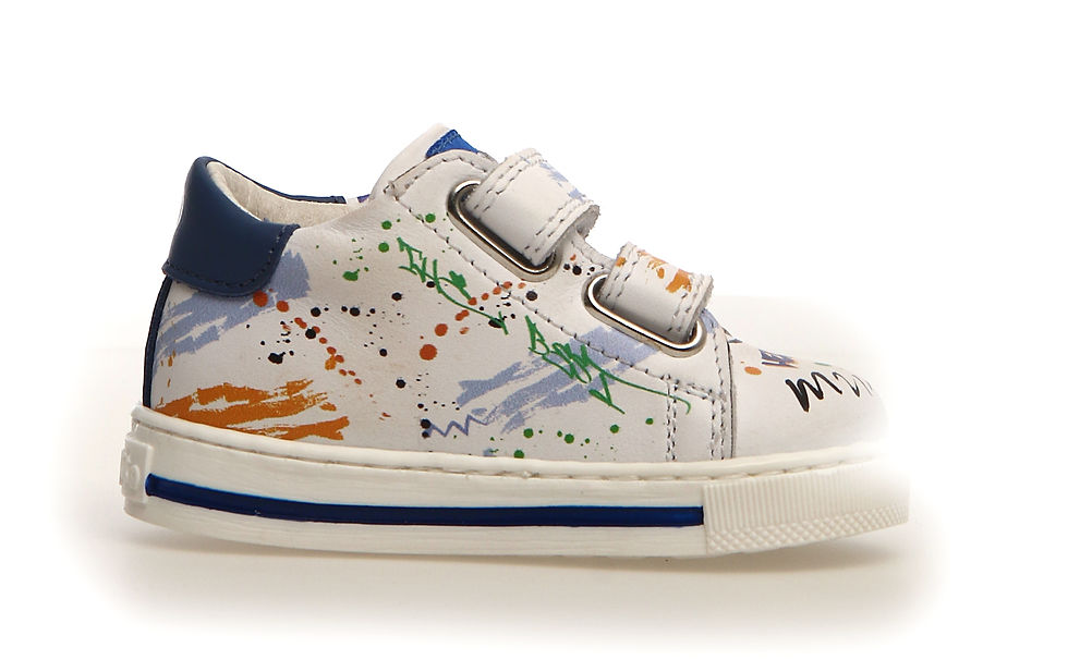 Miniatura: Naturino Falcotto Bissou scarpe bambino fodera pelle doppio velcro