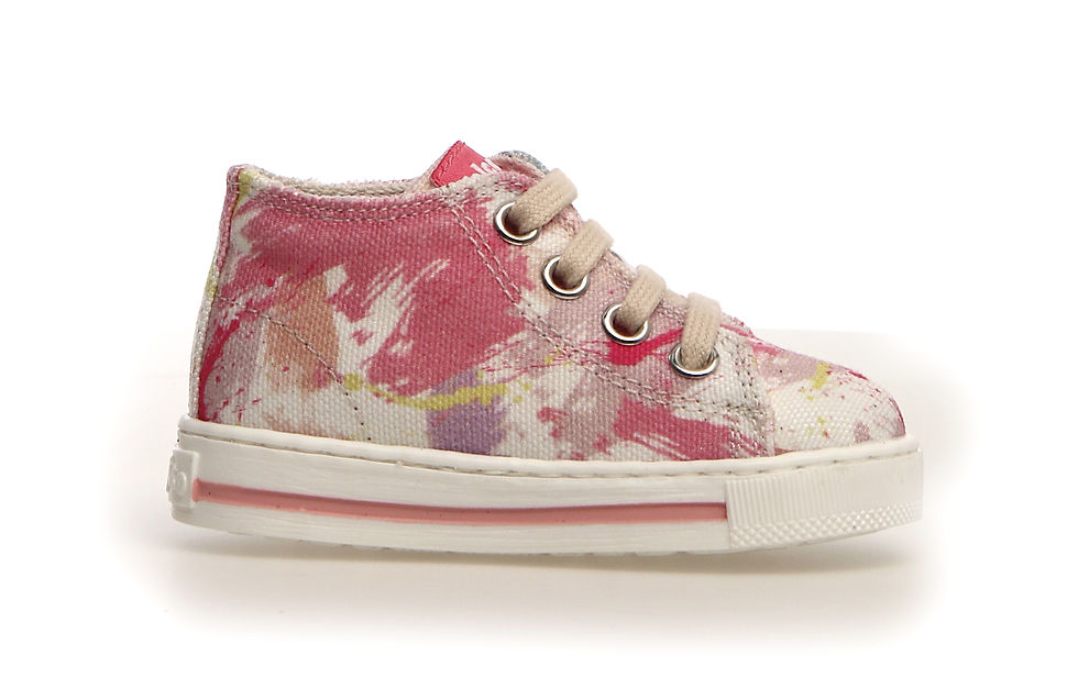 Miniatura: Naturino Falcotto Magic scarpe bambina tessuto laccio multicolor