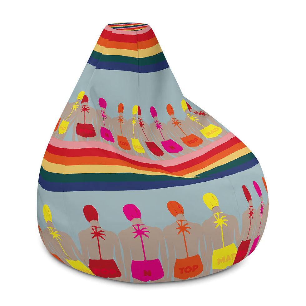 Miniature : Bean Bag Chair SWIMMERS