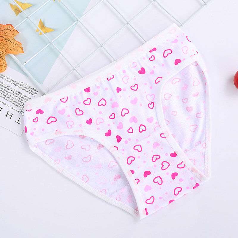 Thumbnail: 1/3/6/12 Pcs 100% Cotton Panties Sets Girls Kids Short Briefs Children Underwear