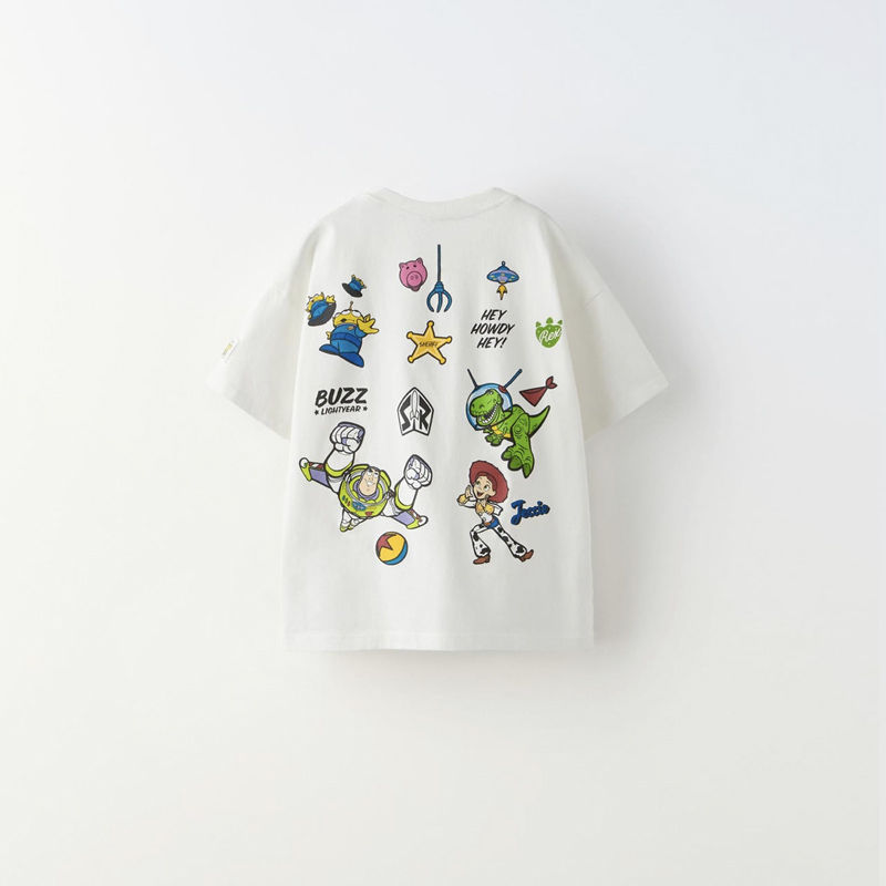 Thumbnail: 1-7 Year Old Kids Clothes T-shirt Cartoon Printed Fashion Short Sleeved Tops Tee