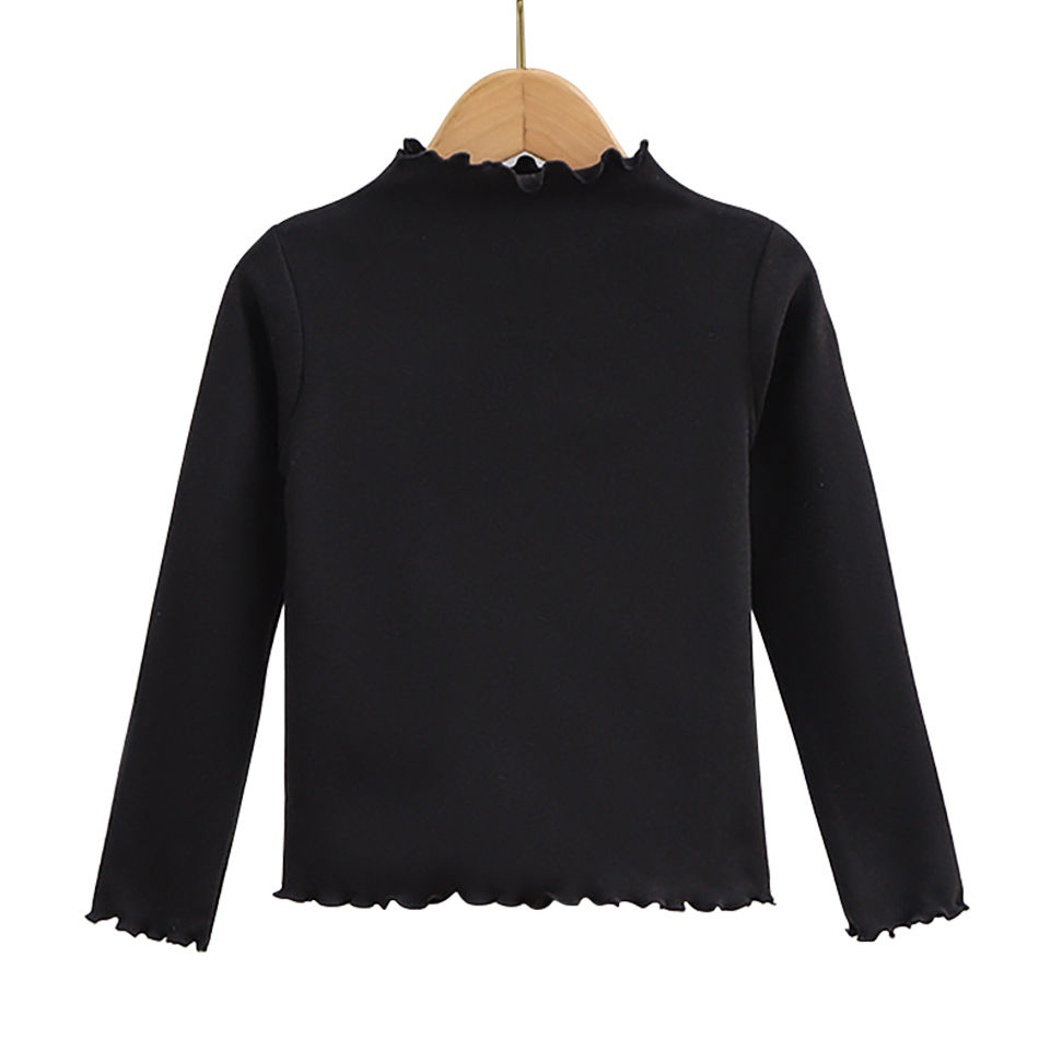 Thumbnail: Children Clothing New Girls Base Shirt For Autumn and Winter Children Trendy Bla