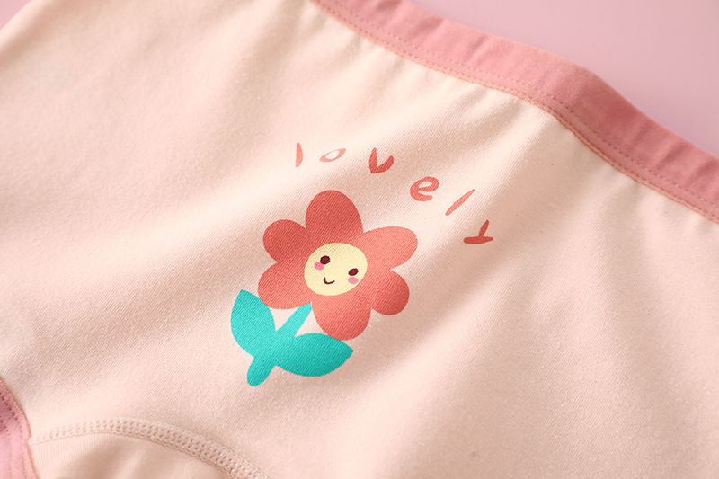 Thumbnail: 3Pcs/lot Kids Panties 7 Collections Chirdren's Underwear Lovely Girls Briefs Flo