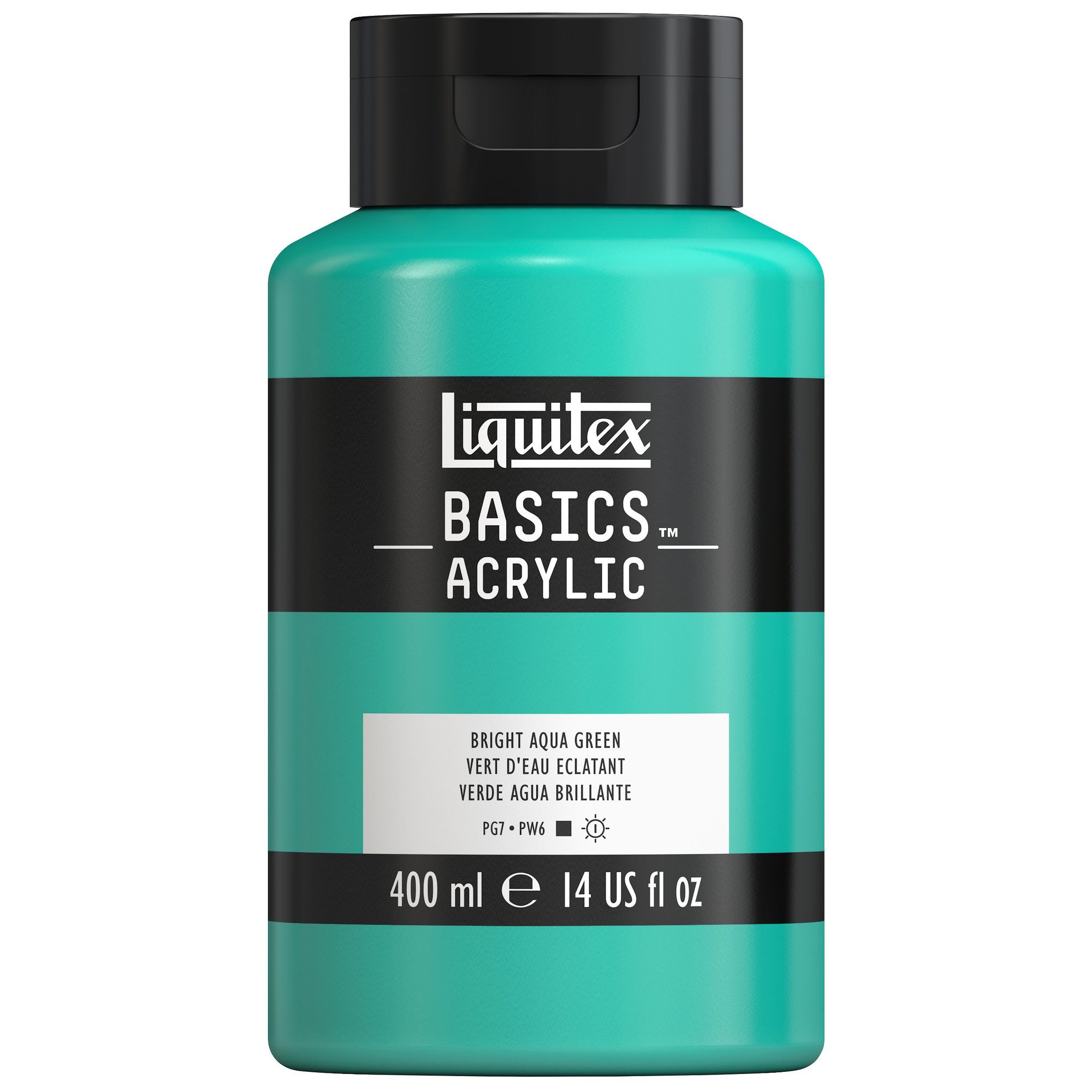 LIQUITEX BASICS ACRYLIC (660 BRIGHT AQUA GREEN)