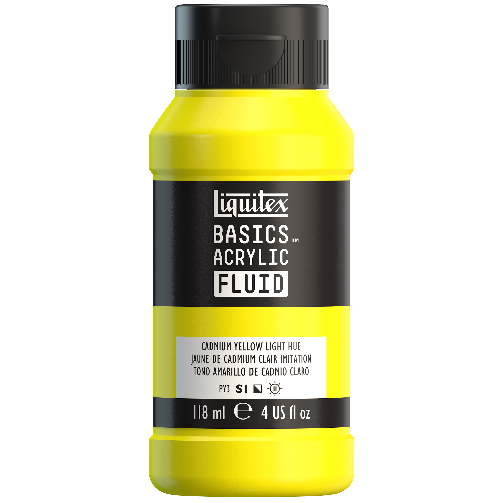 LQX BASICS FLUID ACRYLIC( CADMIUM YELLOW LIGHT HUE )
