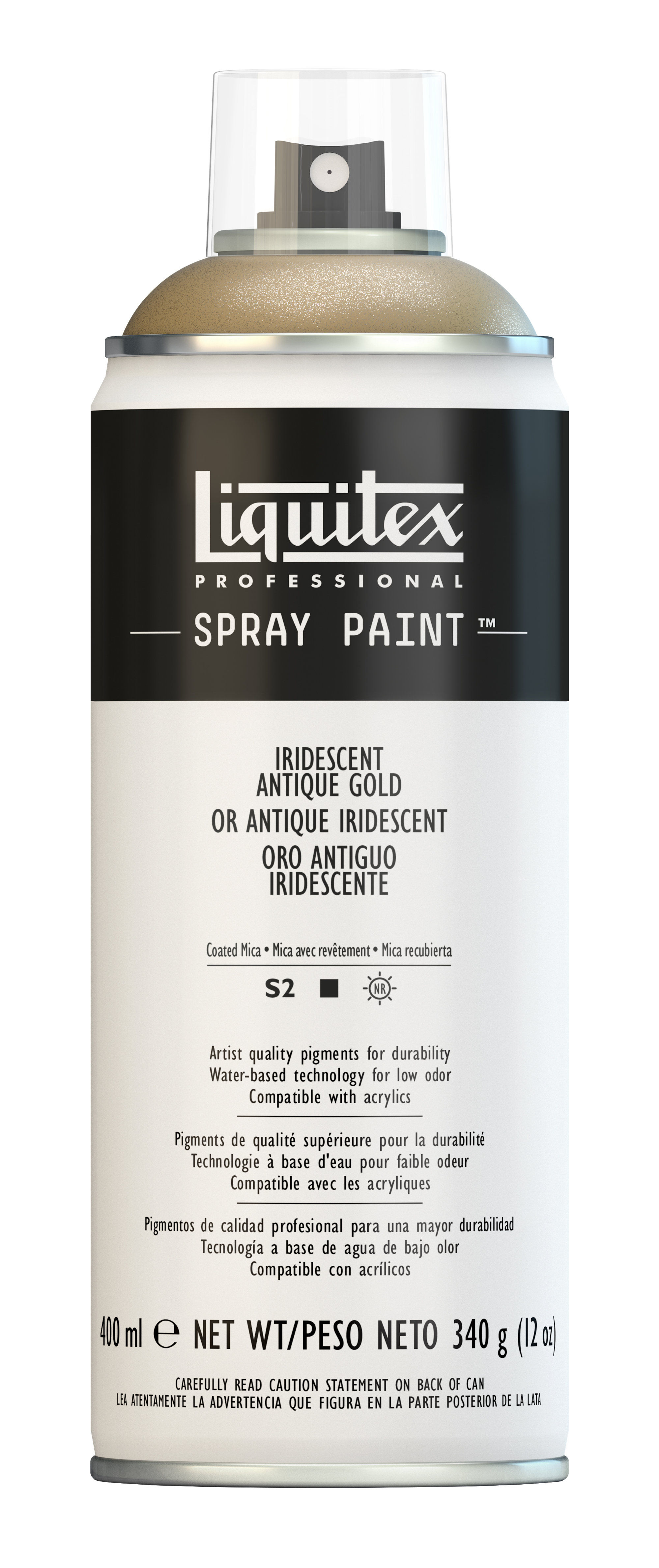 LQX SPRAY PAINT (237 IRIDESCENT ANTIQUE GOLD)
