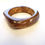 Thumbnail: Brown Marbled Square Retro Bangle
