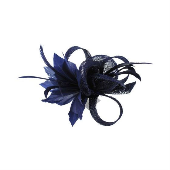 Thumbnail: Feather Flower Sinamay Concord Fascinators