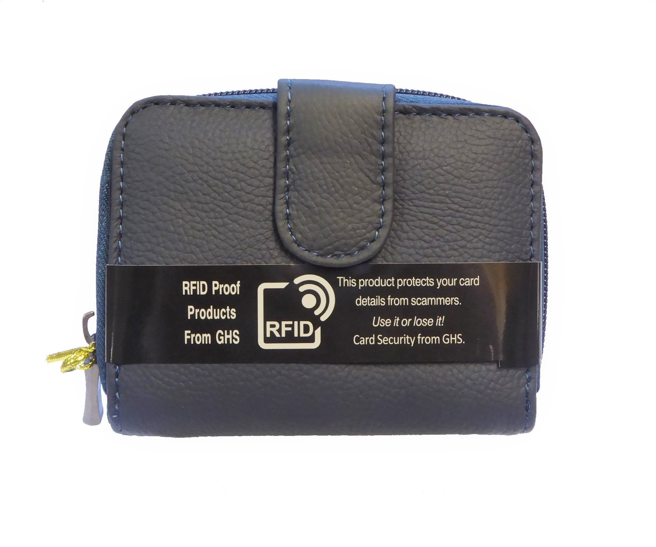 Small Leather RFID Purse 3703