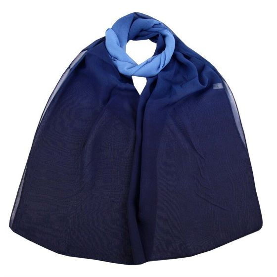 Faded Tone Ombre Chiffon Scarf