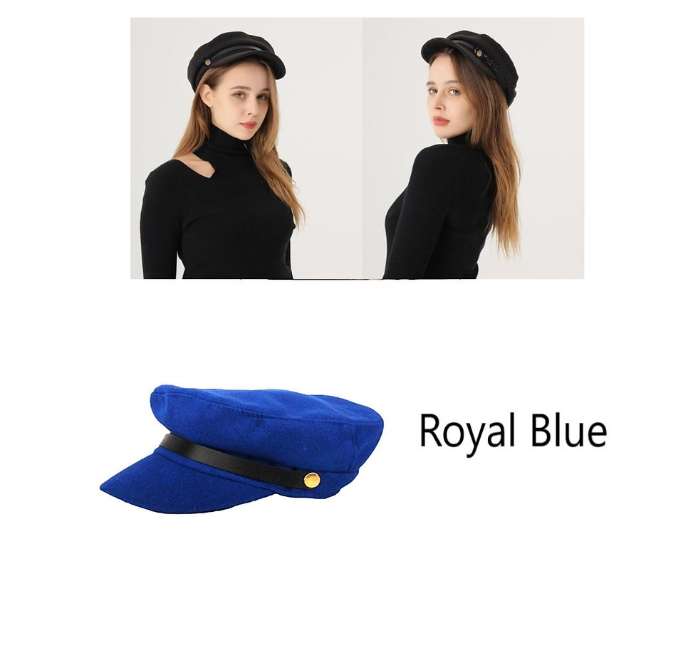 Thumbnail: Baker Boy Hat with Gold Stud