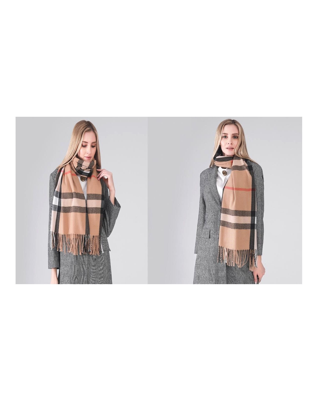 Tartan Cashmere Feel Scarf