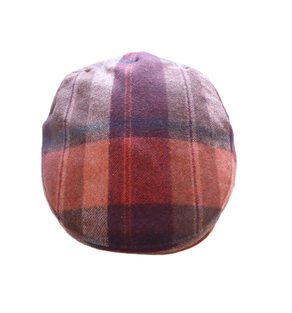 Thumbnail: Red Country Check Flat Cap