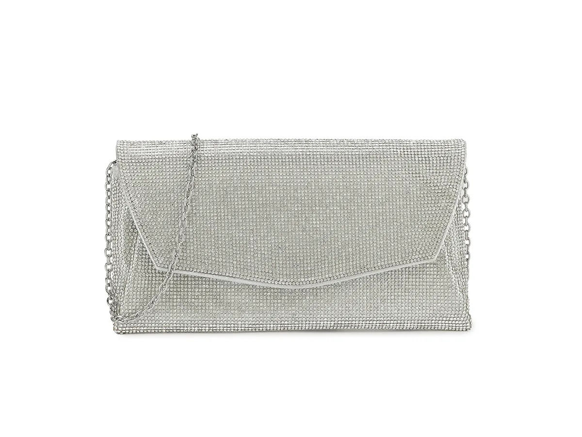 Full Diamante Clutch Bag