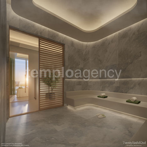 Steam room del circuito de bienestar de Twenty Sixth & 2nd Wynwood
