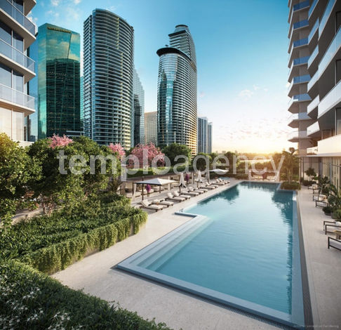 Alberca y terraza exterior de Viceroy Brickell Residences